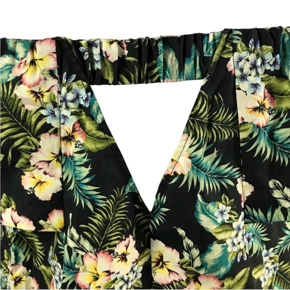 NWT Topshop tropical off-the-shoulder top 2 - Picture 4 of 8